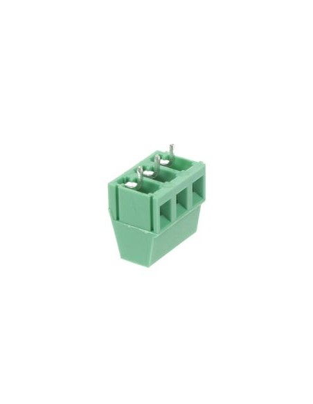 PROFESSIONAL SCREW TERMINAL, 3-POLE, GREEN , 5mm PITCH