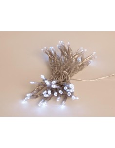 Showlight - 5 m - 40 leds - wit - transparante kabel -...