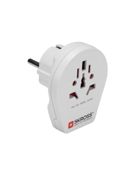 COUNTRY ADAPTER WORLD TO EUROPE + USB
