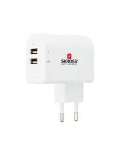 EURO USB 2 PORT CHARGER - 3.4 A