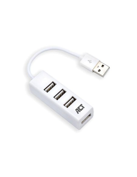 USB 2.0 Hub mini 4 port white