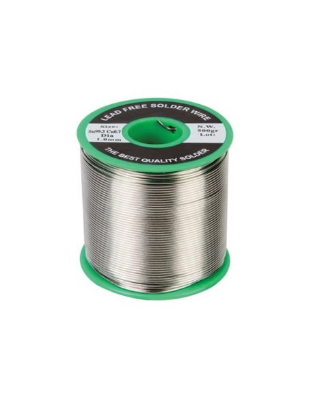 BLEIFREIES LÖTZINN Sn99.3% - Cu0.7% 1mm 500g