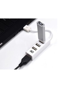USB 2.0 Hub mini 4 port white 2