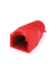 RJ45 MANCHON SOUPLE POUR FICHE MODULAIRE - ROUGE