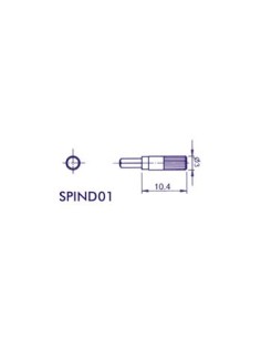 SPINDLE 3mm (BLACK) 2