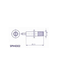 SPINDEL 4.9mm (ZWART) 2