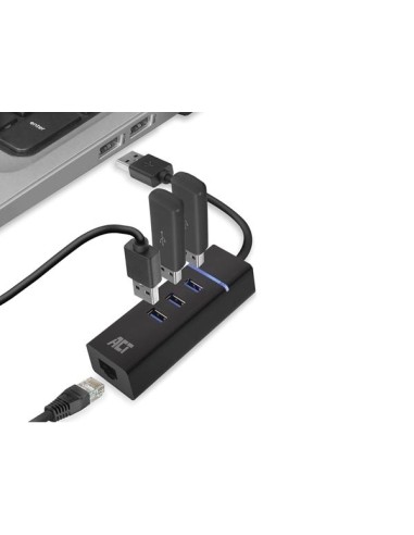 USB 3.2 Gen1 Hub 3 port with Gigabit network port