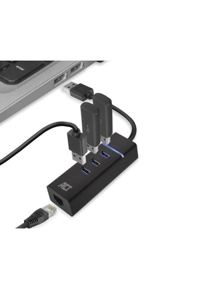 USB 3.2 Gen1 Hub 3 port with Gigabit network port