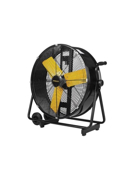 FLOOR FAN - STEEL - Ø 61 cm - BLACK/YELLOW