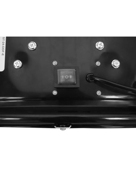 VLOERVENTILATOR - STAAL - Ø 61 cm - ZWART/GEEL