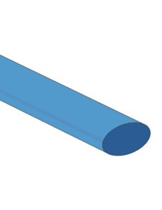 SHRINKABLE TUBE 2:1 - 12.7mm - BLUE - 25 PCS