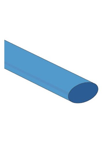 SHRINKABLE TUBE 2:1 - 12.7mm - BLUE - 25 PCS