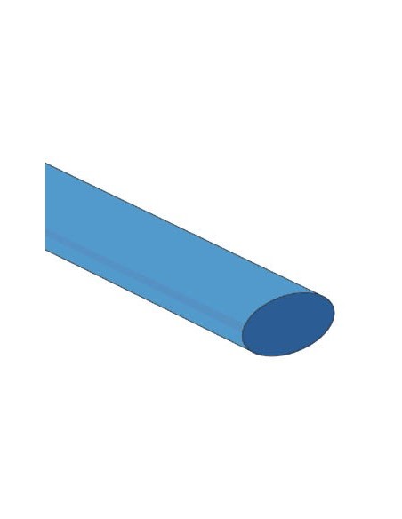 SHRINKABLE TUBE 2:1 - 12.7mm - BLUE - 25 PCS