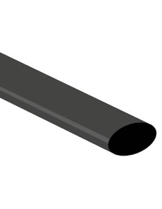 SHRINKABLE TUBE 12.7mm - BLACK - 25 PCS