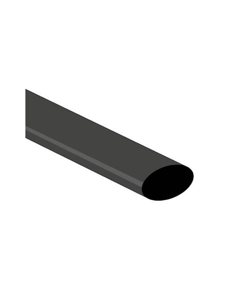 SHRINKABLE TUBE 12.7mm - BLACK - 25 PCS