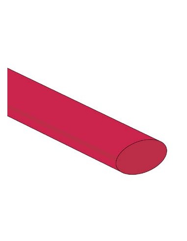 SHRINKABLE TUBE 12.7mm - RED - 25 PCS