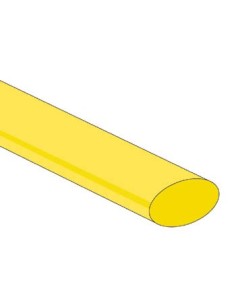 SHRINKABLE TUBE 12.7mm - YELLOW - 25 PCS