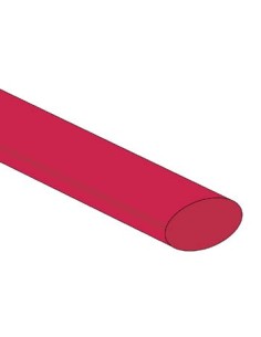 SHRINKABLE TUBE 19.0mm - RED - 25 PCS