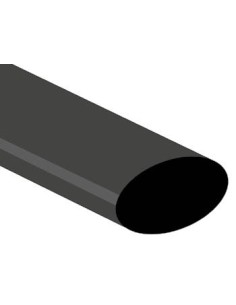 SHRINKABLE TUBE 25.4mm - BLACK - 25 PCS