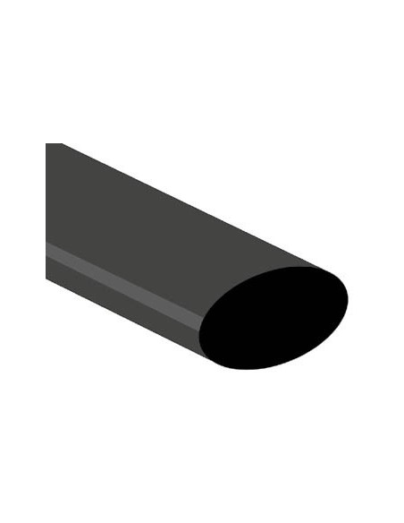 SHRINKABLE TUBE 25.4mm - BLACK - 25 PCS