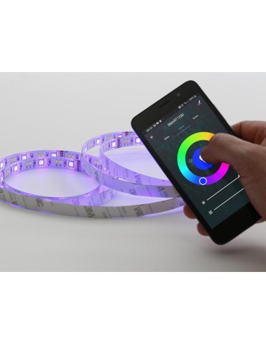 RGB SMART-WI-FI-LED-STREIFEN-SET - KALTWEIß &...