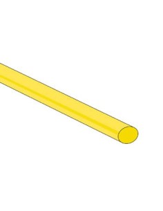 GAINE THERMORETRACTABLE 2:1 - 4.8mm - JAUNE - 50 PCS.