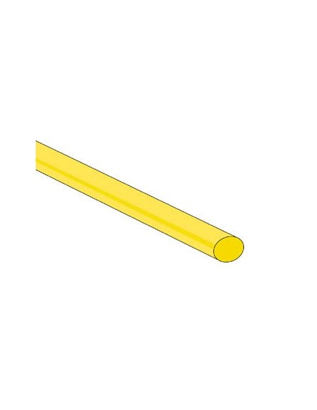 SHRINKABLE TUBE 4.8mm - YELLOW - 50 PCS