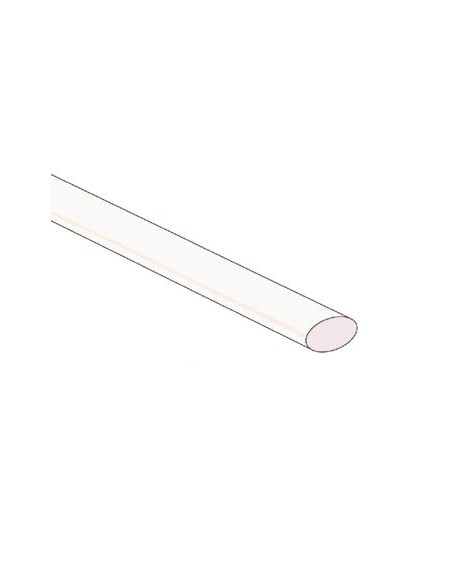 THERMISCHE KRIMPKOUS 6.4mm - TRANSPARANT - 50 ST.