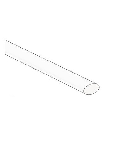 SHRINKABLE TUBE 6.4mm - WHITE - 50 PCS