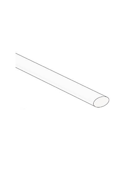 SHRINKABLE TUBE 6.4mm - WHITE - 50 PCS