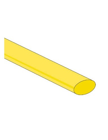 GAINE THERMORETRACTABLE 2:1 - 9.5mm - VERT/JAUNE - 25 PCS.