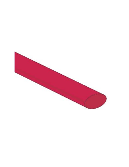 SHRINKABLE TUBE 9.5mm - RED - 25 PCS