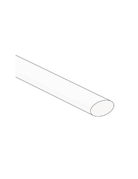 SHRINKABLE TUBE 9.5mm - WHITE - 25 PCS