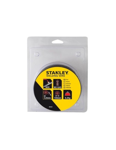 EQUIPO DE SOLDADURA STANLEY - ALAMBRE DE SOLDAR Ø 0.9 mm / 0.2 kg