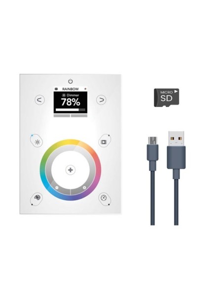 STICK-DE3 - WALL MOUNTED TOUCH DMX CONTROLLER