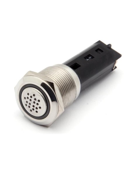 BUZZER - ROESTVRIJ STAAL - VOOR INBOUW - 19mm