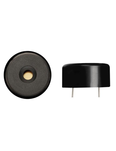 PIEZO BUZZER 3 - 20 VDC - ø 30 mm - HEIGHT 14.7 mm - PIN PITCH 17.5 mm