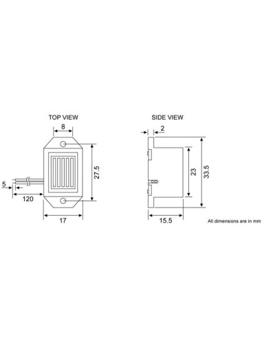 MECHANICAL BUZZER / LEADS