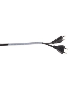GAINE CACHE-FILS SPIRALEE 10m / Ø6mm (BLANC TRANSPARENT) 2