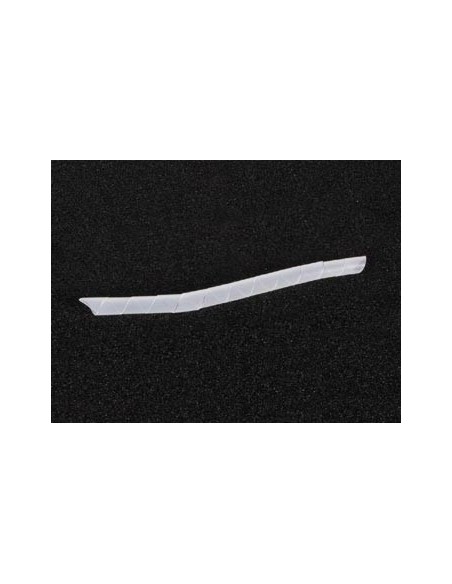 GAINE CACHE-FILS SPIRALEE 10m / Ø9mm (BLANC TRANSPARENT)