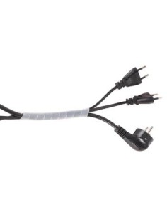 GAINE CACHE-FILS SPIRALEE 10m / Ø9mm (BLANC TRANSPARENT) 2