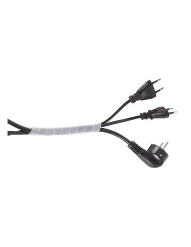 KABELSPIRAAL 10m / Ø9mm (TRANSPARANT WIT)