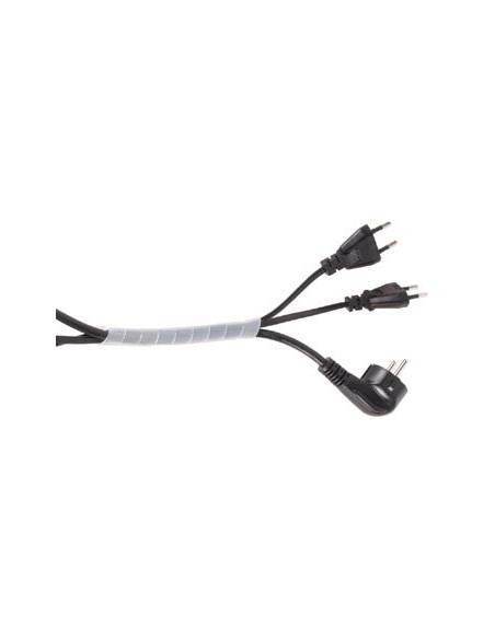 SPIRAL WRAPPING BAND 10m / Ø9mm (TRANSPARENT WHITE)