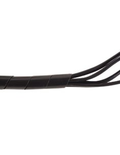GAINE CACHE-FILS SPIRALEE 10m / Ø9mm (NOIR)