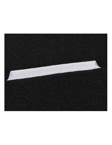 GAINE CACHE-FILS SPIRALEE 10m / Ø15mm (BLANC TRANSPARENT)