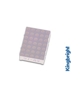 30mm DOT MATRIX DISPLAY COLUMN ANODE SUPER RED 2