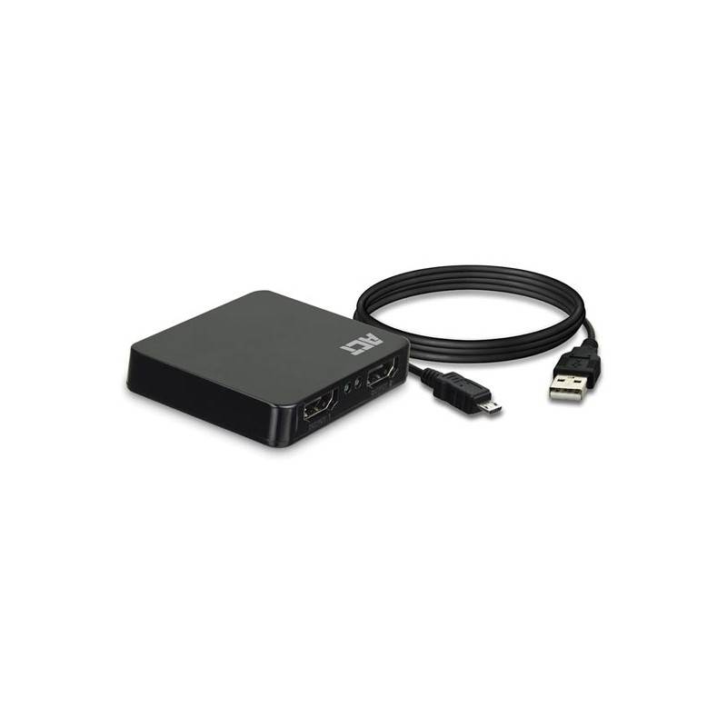 1 x 2 HDMI-SPLITTER, 4K @ 30 Hz, USB-BETRIEBEN