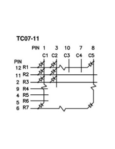 18mm DOT MATRIX DISPLAY GEMEINSAME KATHODE GRÜN