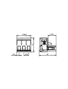 BORNIER FEMELLE EMBROCHABLE - 5 POLES 2