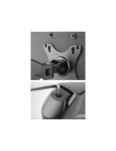 Monitor desk mount stand gas spring 1 Screen 2